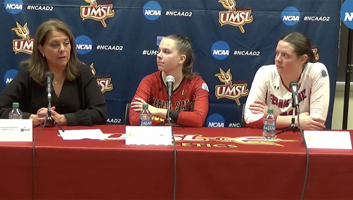 NCAA Volleyball Postgame Press Conference vs Rockhurst