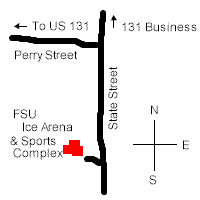 Ice Arena location map
