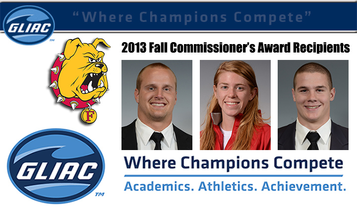 Three Ferris State Student-Athletes Recognized As League's Best For Fall Campaign