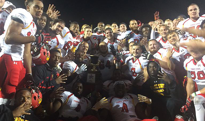Ferris State Romps Past Rival GVSU To Claim Anchor-Bone Trophy For Fourth-Straight Year