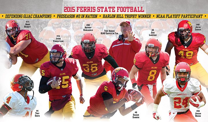 2015 Ferris State Football Yearbook