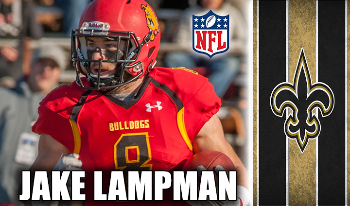Ferris State Football's Jake Lampman Signs With NFL's New Orleans Saints!