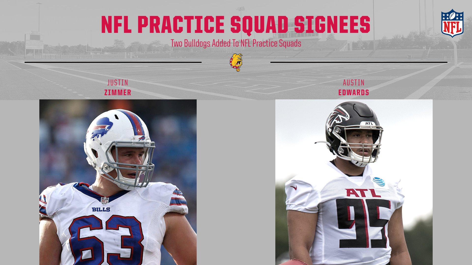 Two Ferris State Football Alums Signed To NFL Practice Squads