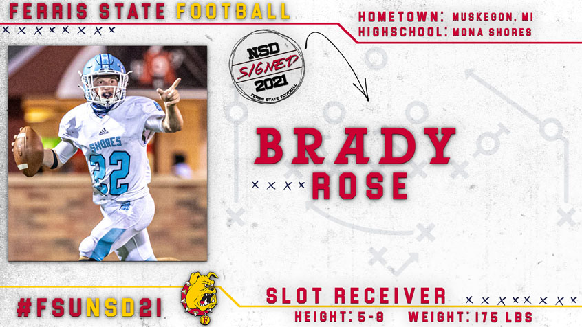 2021 Ferris State Football Signee: Brady Rose