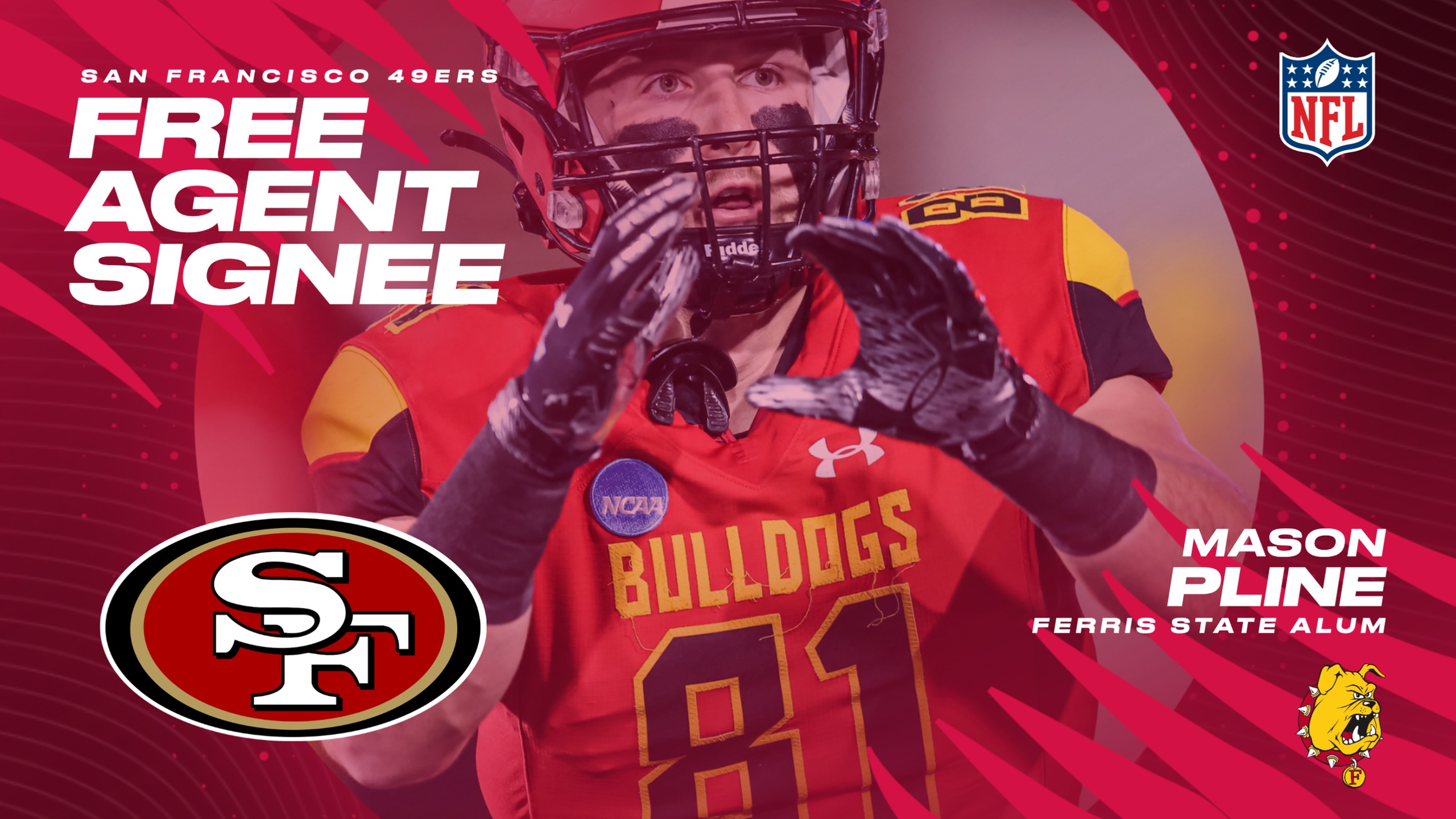 Two-Time Ferris State National Champion Alum Mason Pline Signed By NFL's San Francisco 49ers