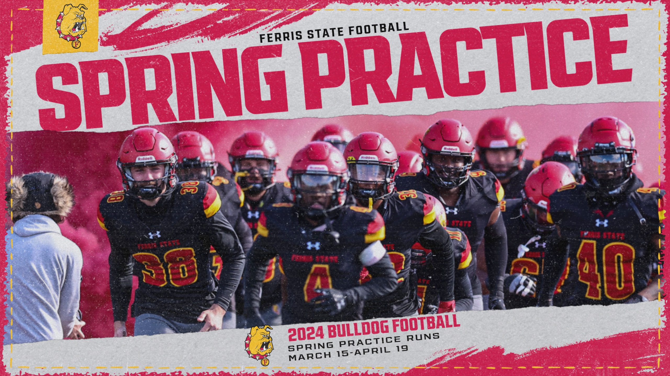 Ferris State Football Opens Spring Practice This Friday Afternoon!