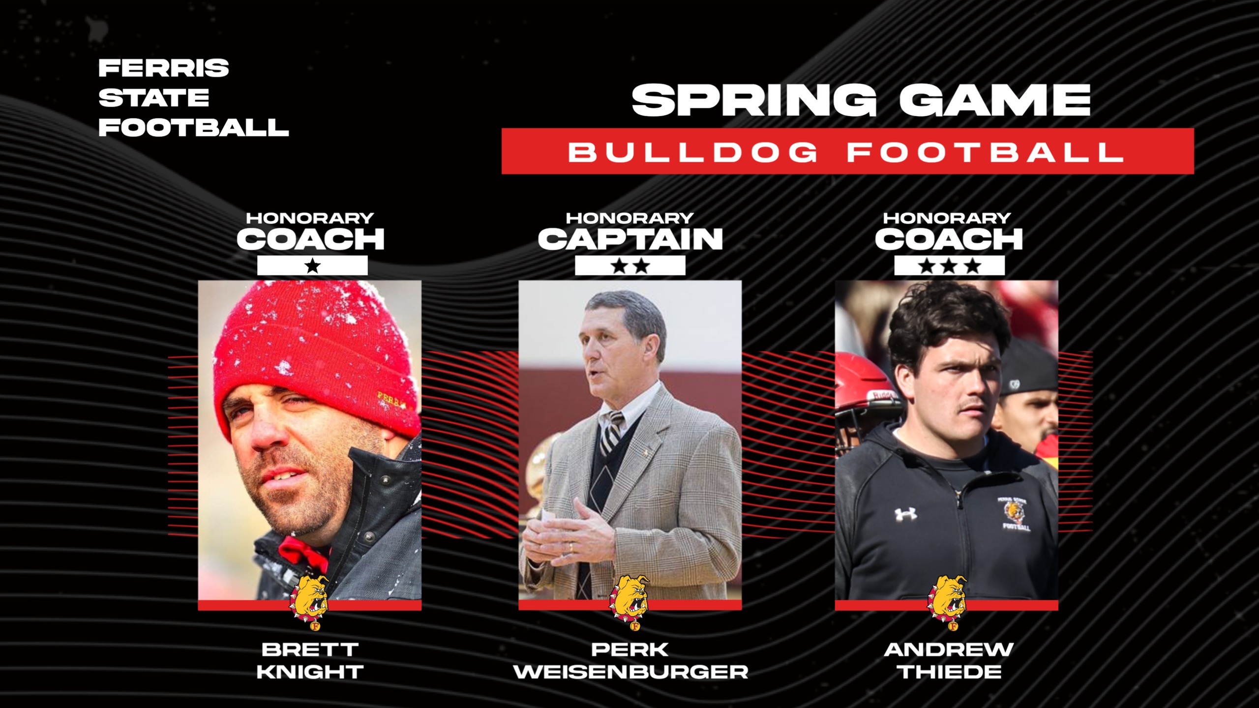 Ferris State Football To Honor Three Key Individuals During Friday's Spring Game