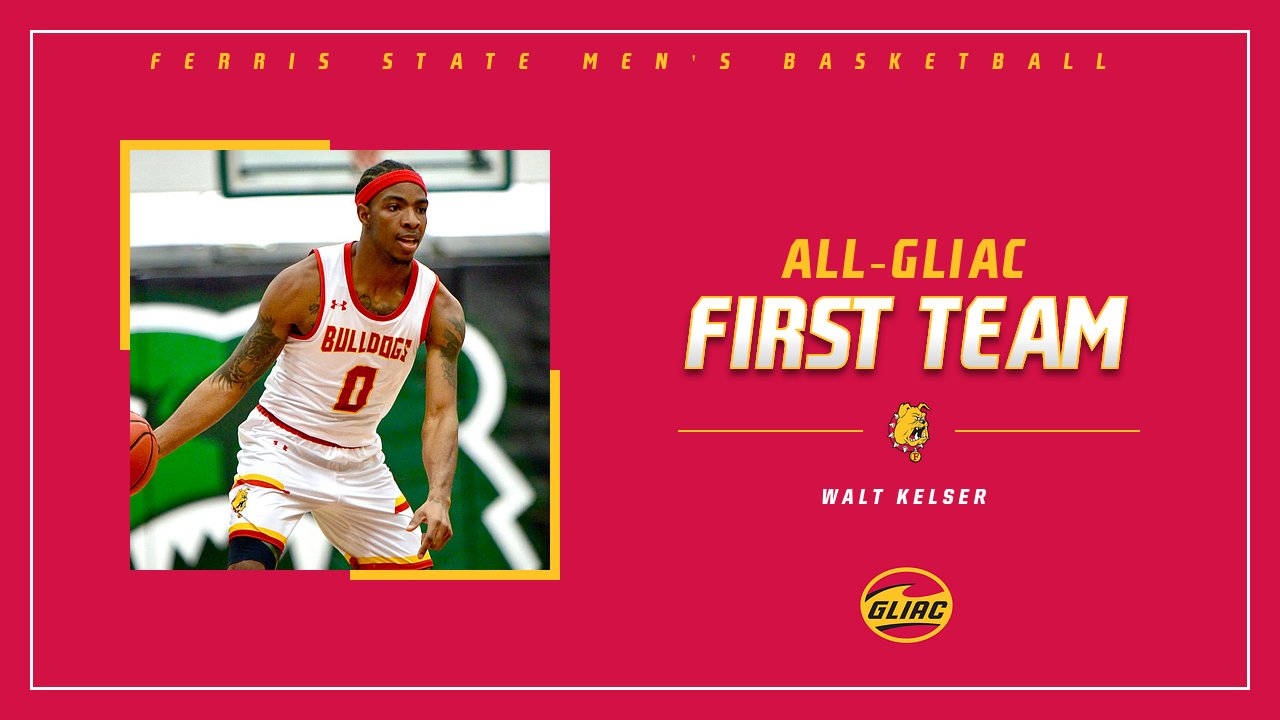 Ferris State Standout Walt Kelser Garners All-GLIAC First Team Recognition
