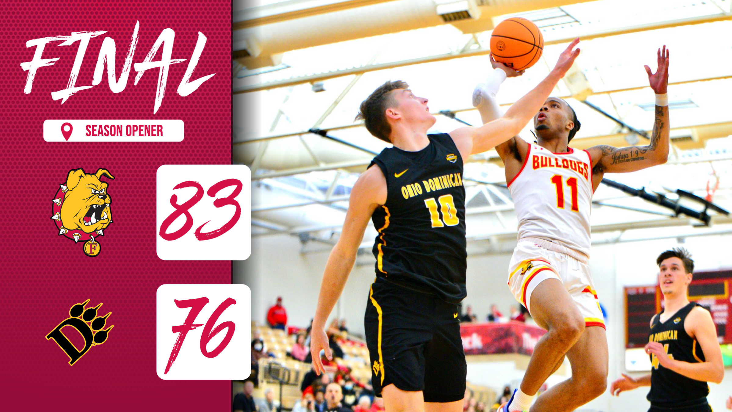 Ferris State Men's Basketball Opens Season With Home Court Victory