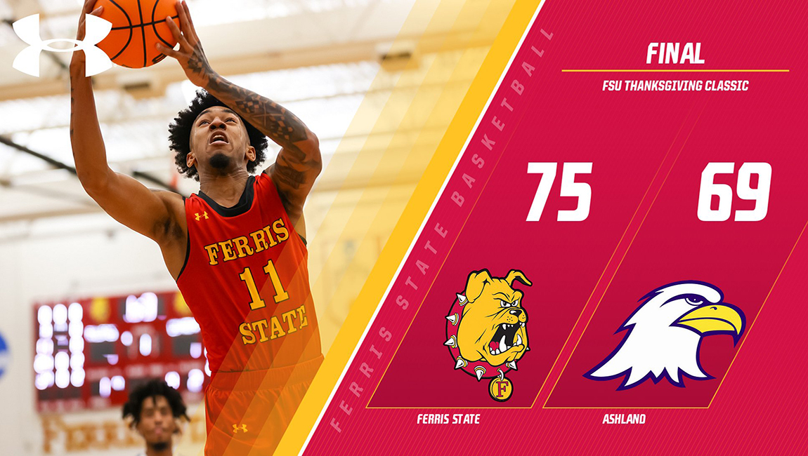 Ferris State Earns Win Over Ashland To Wrap Up Thanksgiving Classic At Wink Arena