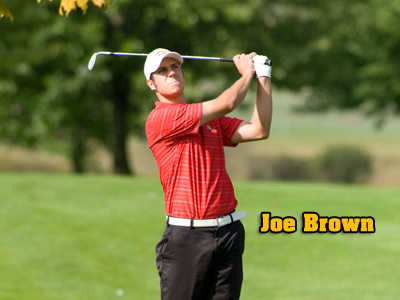 Joe Brown along with fellow senior Garrett Simons both tied for sixth place in the Bulldogs' final tournament of the fall season.  (Photo by Ed Hyde)
