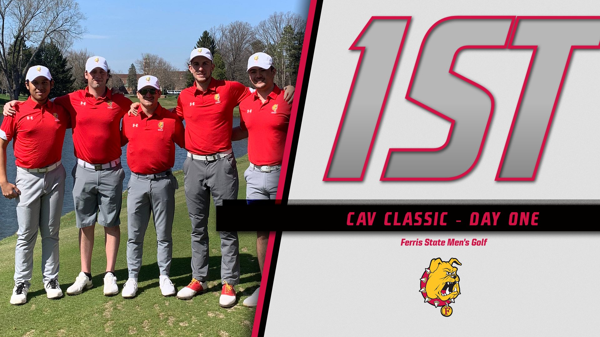 Ferris State Men's Golf Leads Cav Classic After First Two Rounds Of Action