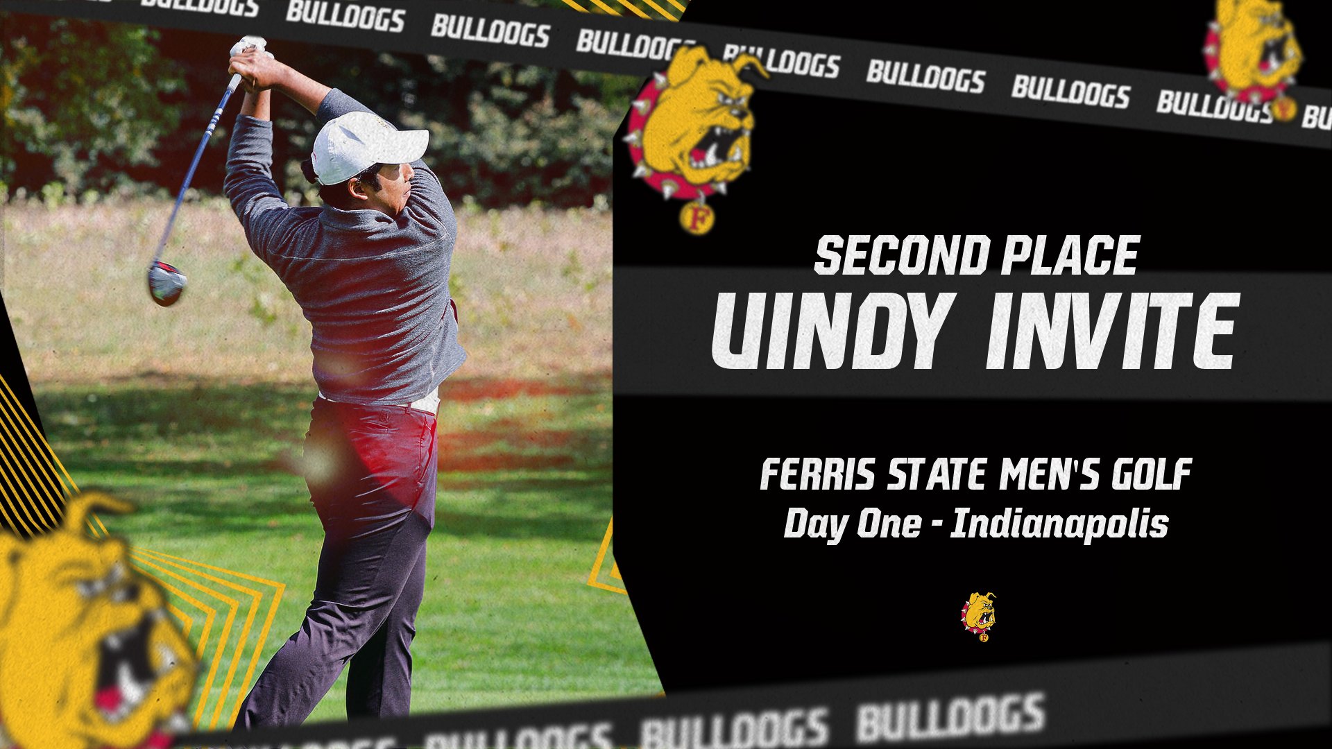 Strong Start For Ferris State Men's Golf Puts FSU In Second Place After First Day At UIndy Invite