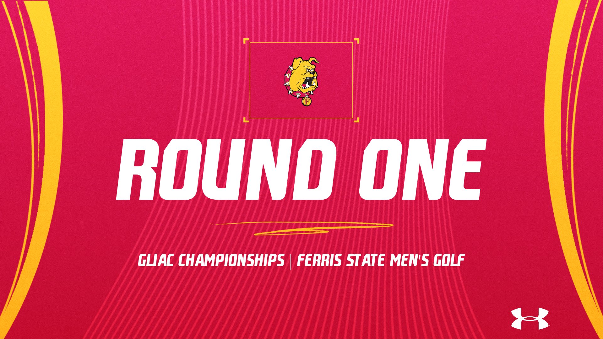 Bulldog Men's Golf Sits Second After Round One At GLIAC Championships