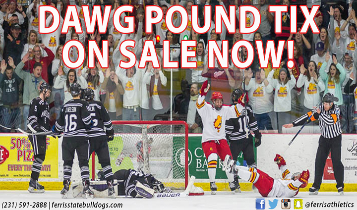Ferris State Hockey "Dawg Pound" Student Season Tickets On Sale Now!
