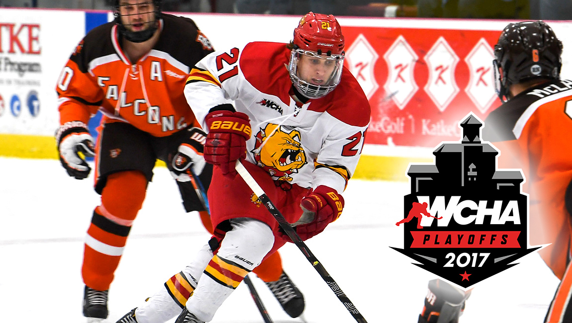 PREVIEW: Ferris State Visits Bowling Green For WCHA First-Round Playoff Action