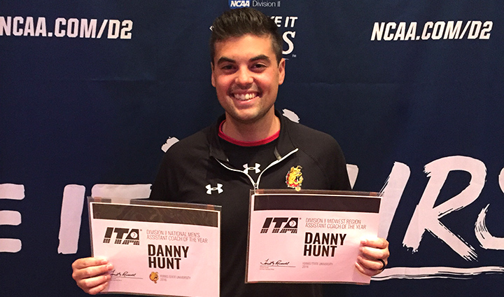 Ferris State's Danny Hunt Tabbed Division II Tennis National & Regional Assistant Coach Of Year