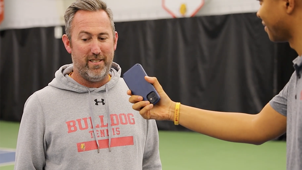 Ferris State Tennis Interview And Highlights vs Wayne State