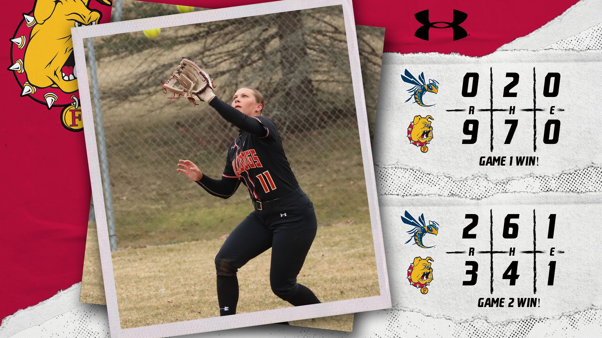 Ferris State Softball Sweeps Cedarville In Tuesday Action In Florida