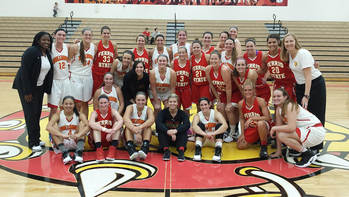 Ferris State Women's Basketball Races Past Former Stars In Alumni Game