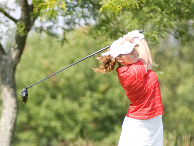 Ashley Swanson carded a team-best 157 score at the Grand Valley State Laker Classic in her second appearance of the 2010 fall season.  (Photo by Ed Hyde)