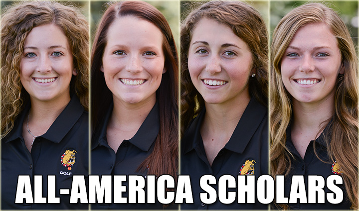 Four Ferris State Women's Golfers Chosen As All-America Scholars