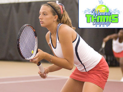 Sophomore Natalie Diorio won both her singles matches on Saturday at the GLIAC Tourney