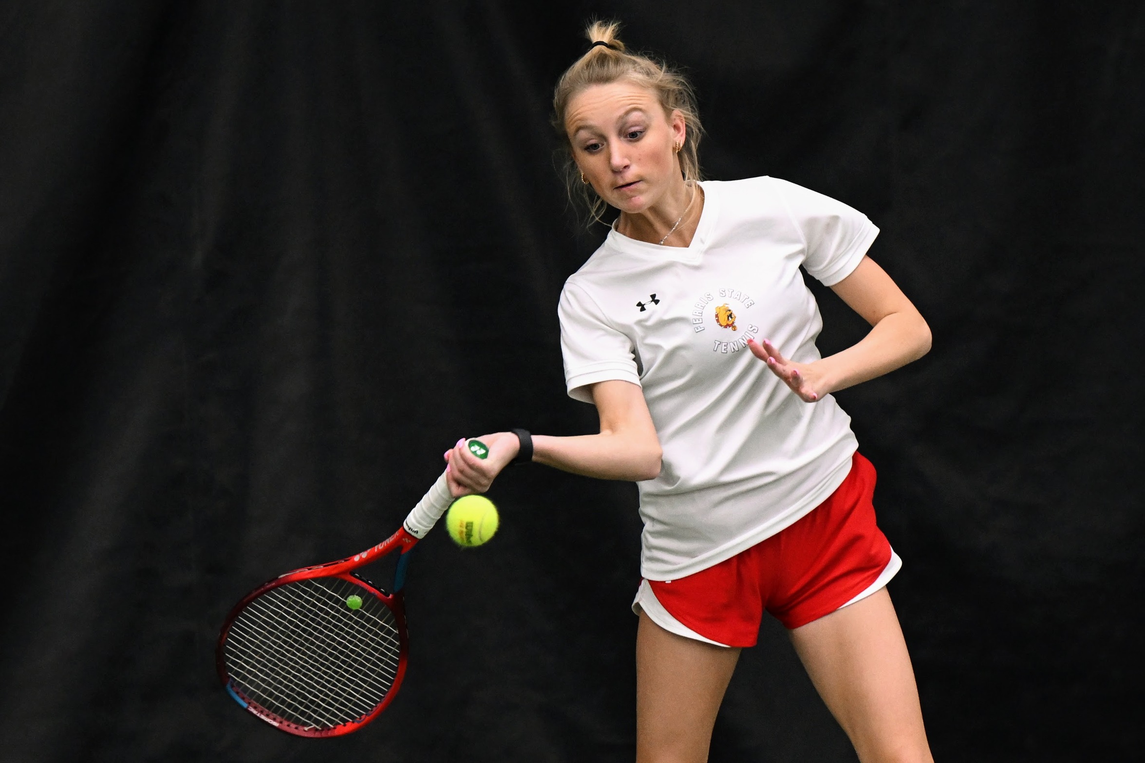 Ferris State Women's Tennis  Highlights vs Wayne State