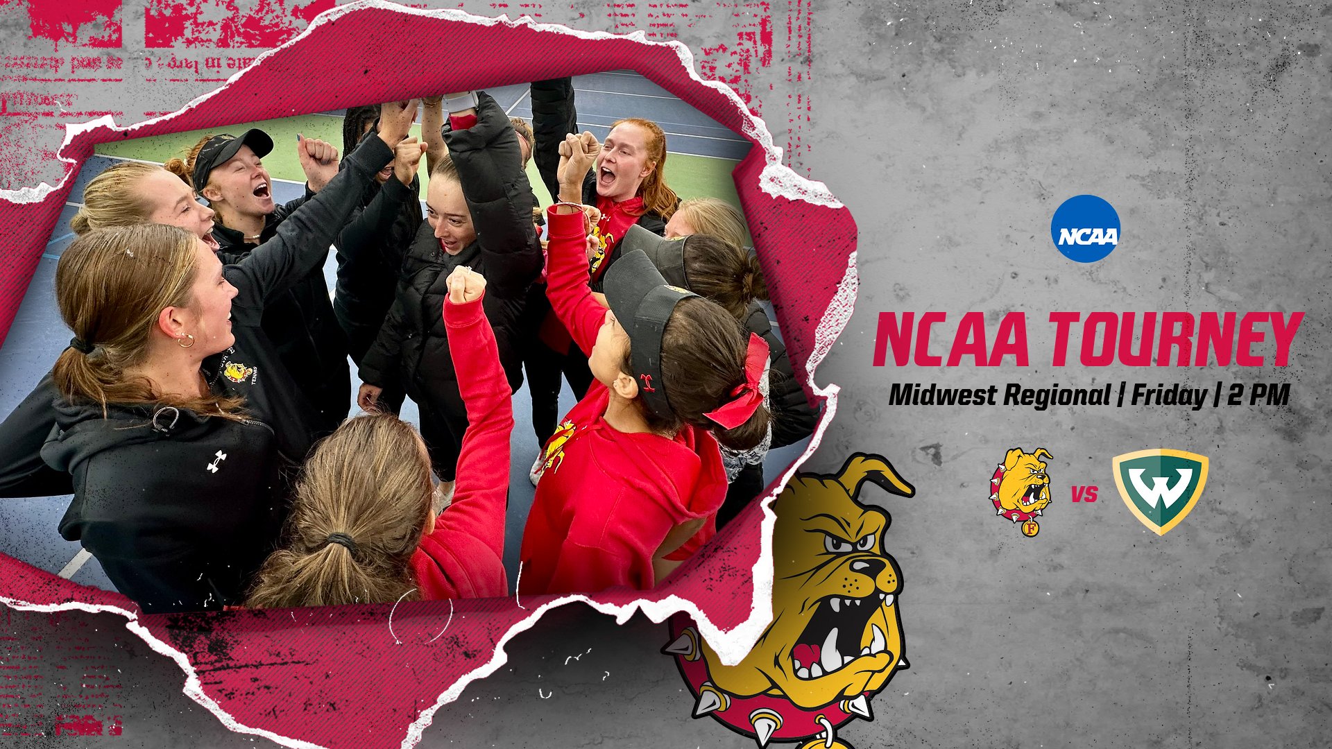 Ferris State Women's Tennis Opens NCAA Tourney Action On Friday Against Wayne State