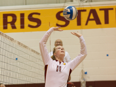 Setter Samantha Fordyce tallied a match-best 36 assists and had six digs in Ferris State's sweep at Lake Superior State.