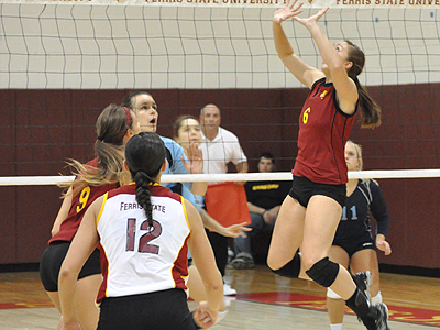 Ferris State Volleyball Downs Northwood