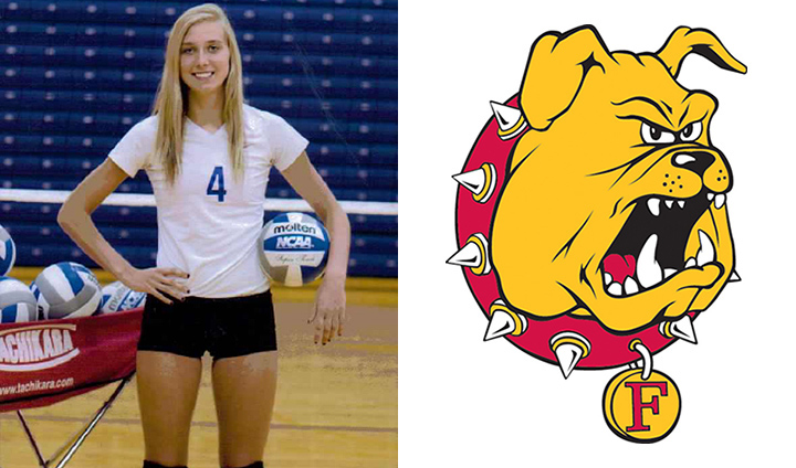 Local Product Hannah Guy Joins NCAA Regional Champion Ferris State Volleyball