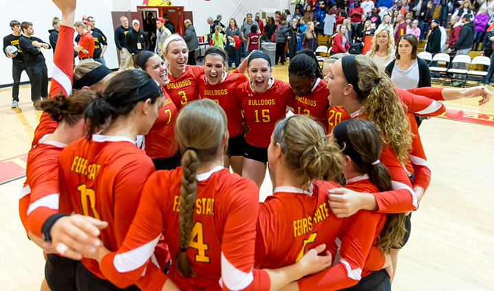 Ferris State Volleyball Beats Defending National Runner-Up & Nation's #2 Team
