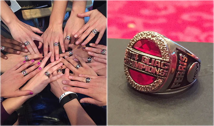 Ferris State Volleyball Celebrates Championship Season As Title Rings Are Presented