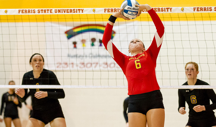 Ferris State Volleyball Splits Two Matches In Saturday Action In Ohio