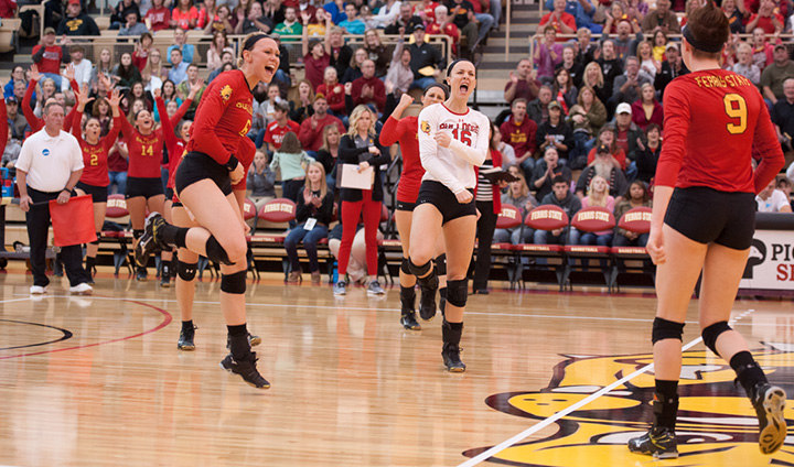 Memorable Ferris State Volleyball Campaign Comes To Close In NCAA Regional Final