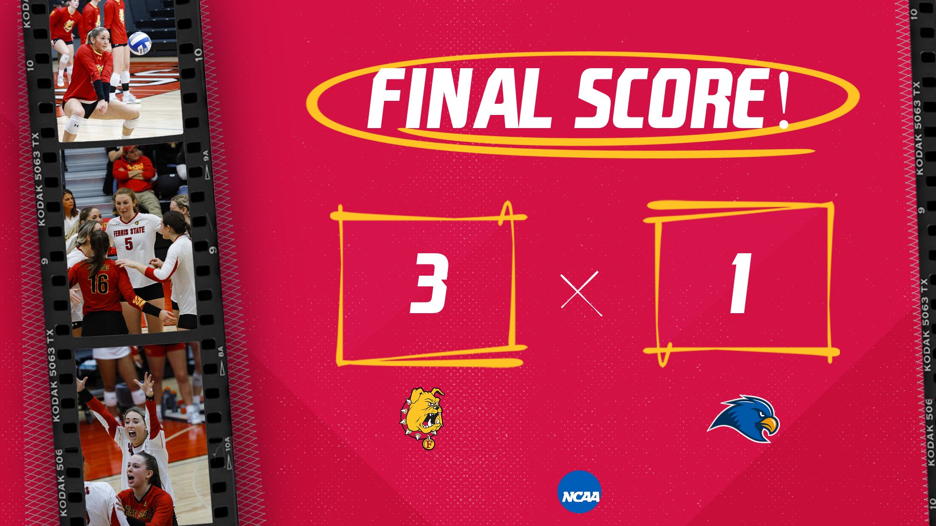 STILL DANCING! Ferris State Volleyball Advances To NCAA Regional Final For Third-Straight Year!