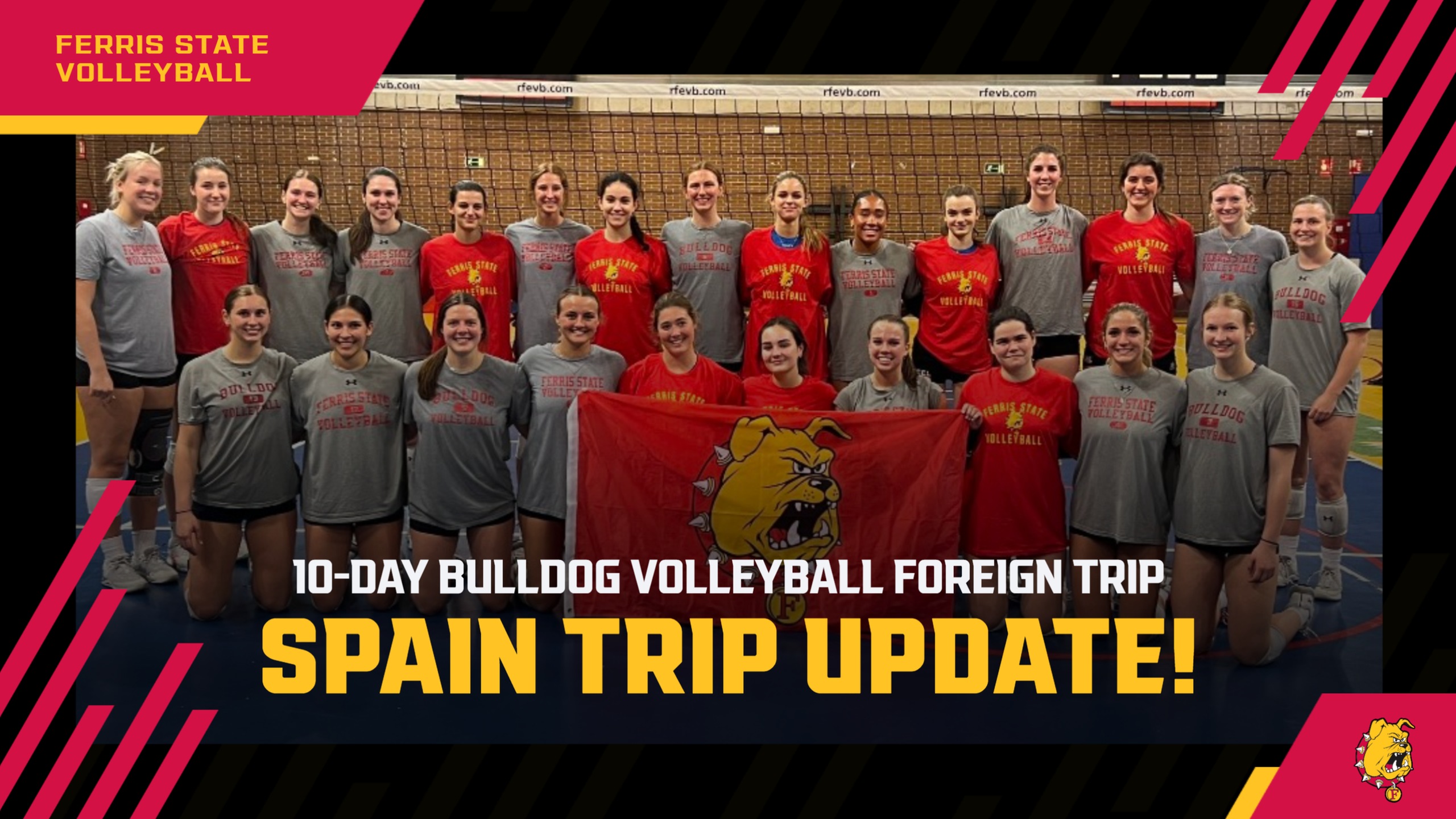 TRIP UPDATE! Ferris State Volleyball Off To Great Start On Foreign Trip!