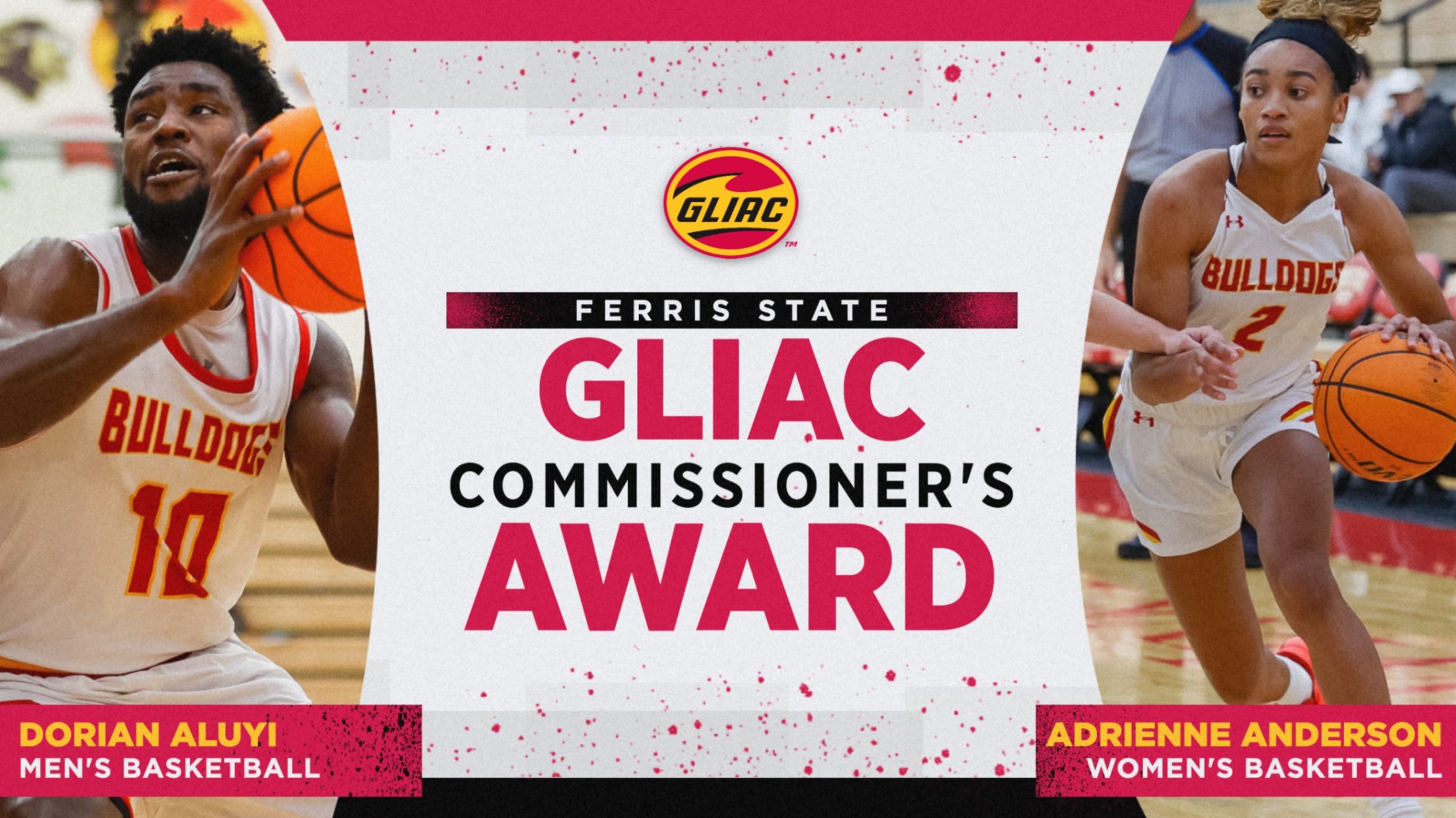 Ferris State Basketball Standouts Honored As GLIAC Commissioner's Award Recipients