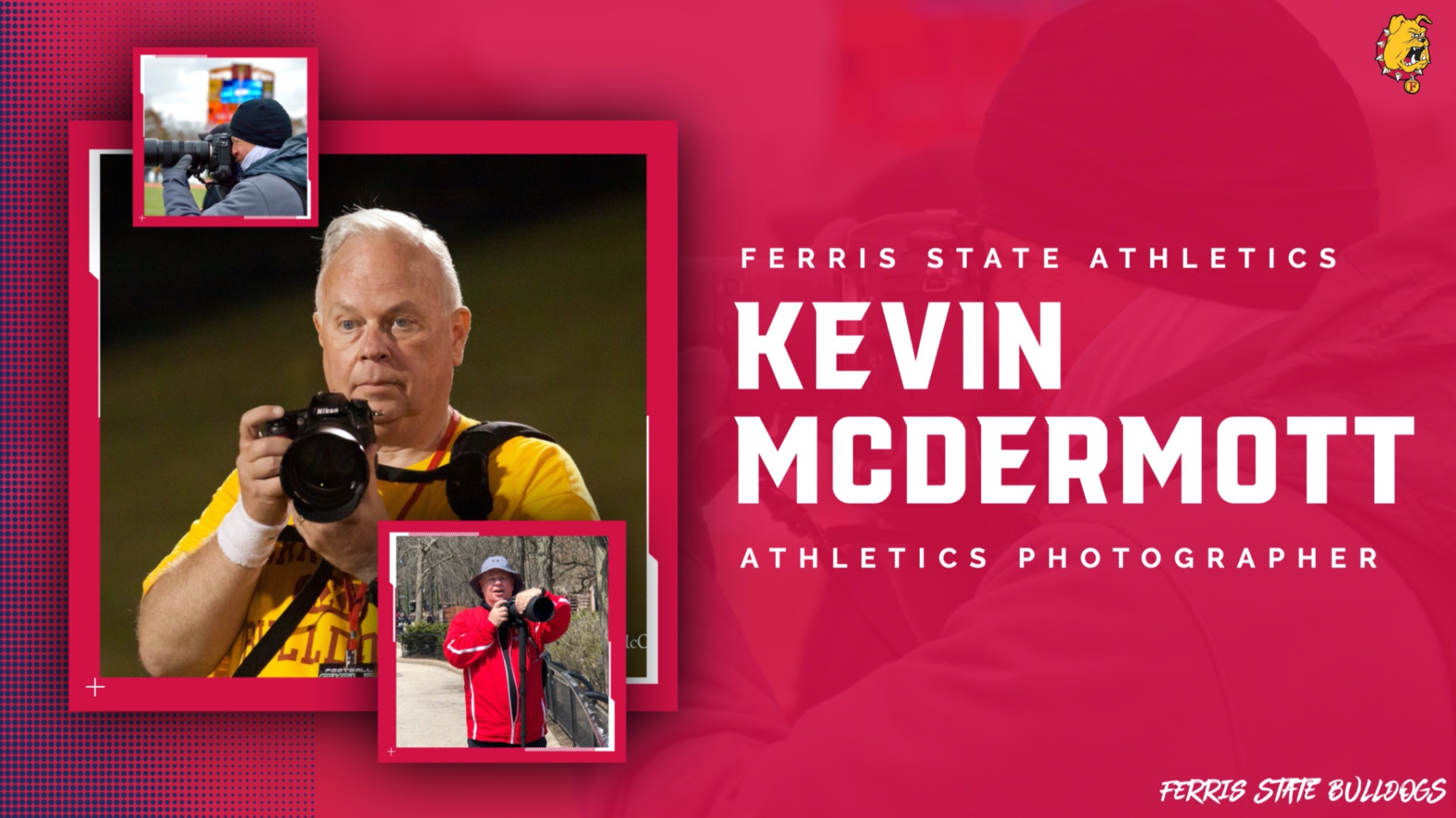 Ferris State Athletics Supporting One Of Its Own In Longtime Team Photographer Kevin McDermott