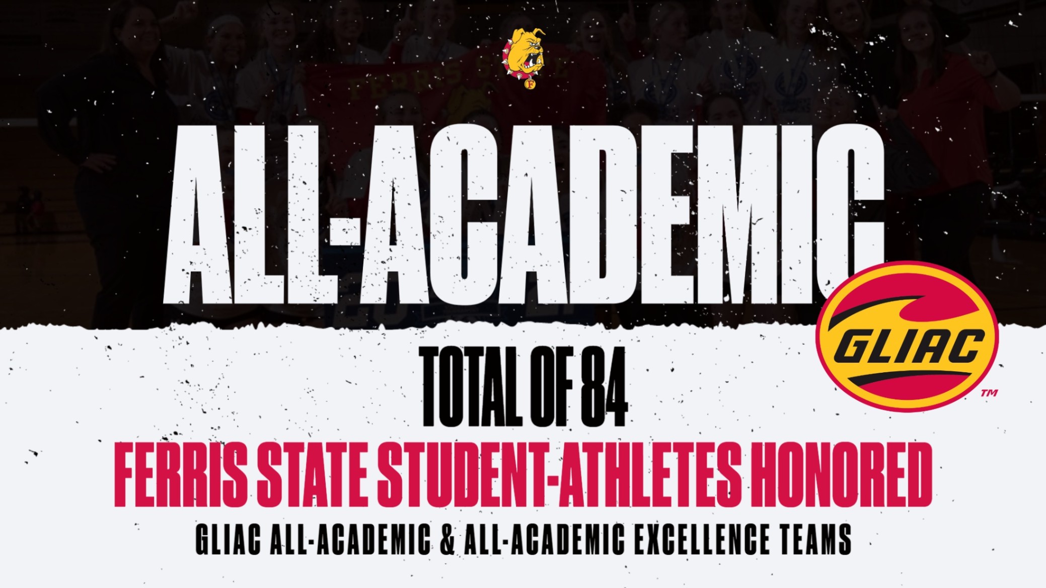 Total Of 84 Ferris State Student-Athletes Earn Fall GLIAC Academic Recognition