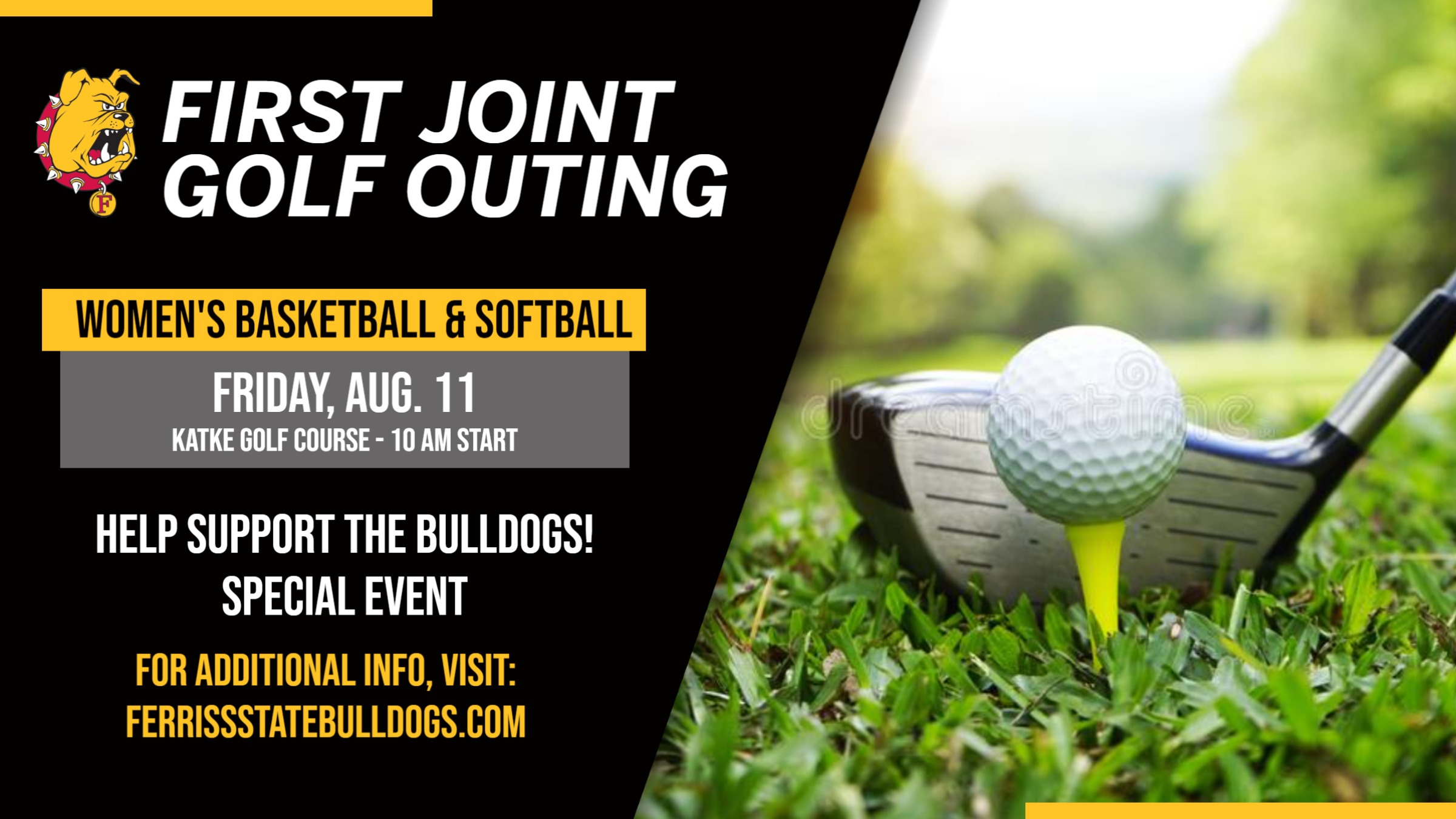 First Ferris State Women's Basketball &amp; Softball Joint Golf Outing Set For Aug. 11