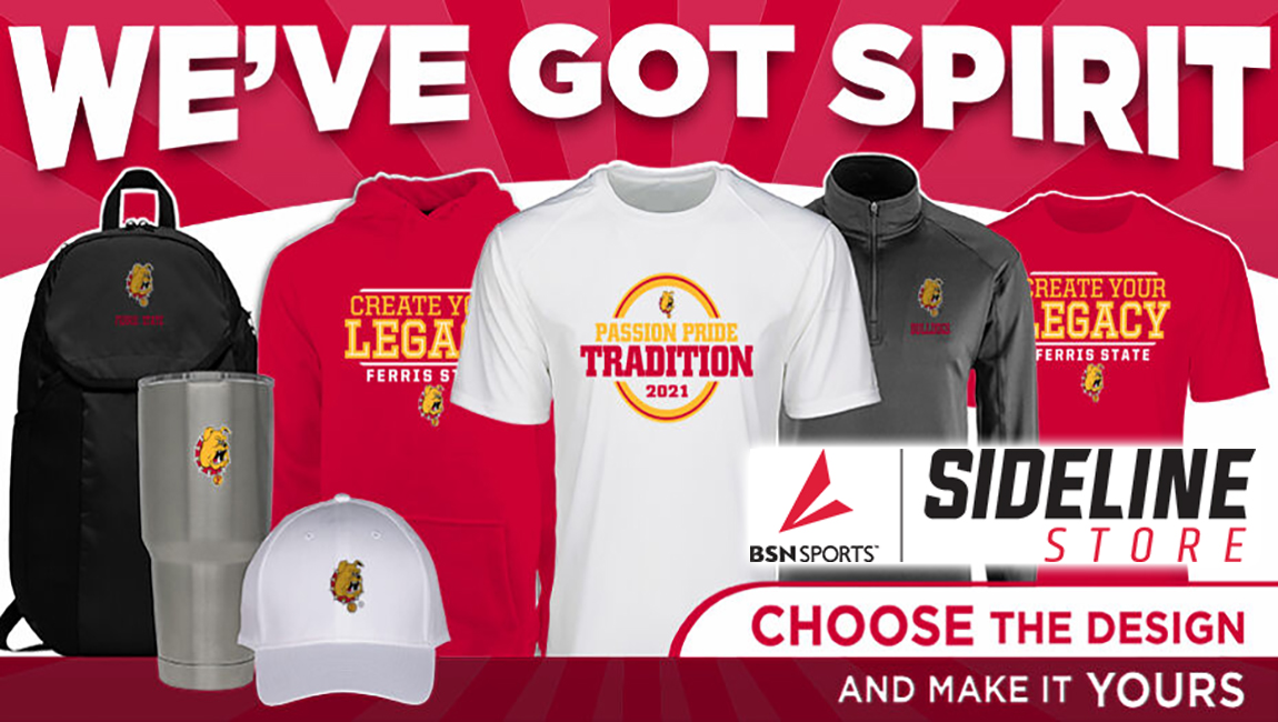 Ferris State Athletics Launches New BSN Sports Sideline Store! Grand Opening Now!