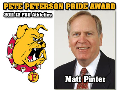 Peterson Pride Award Goes To Matt Pinter