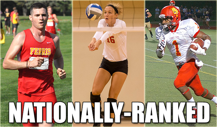 Three Ferris State Programs Among Nation's Top 25 Less Than A Week Into Season!