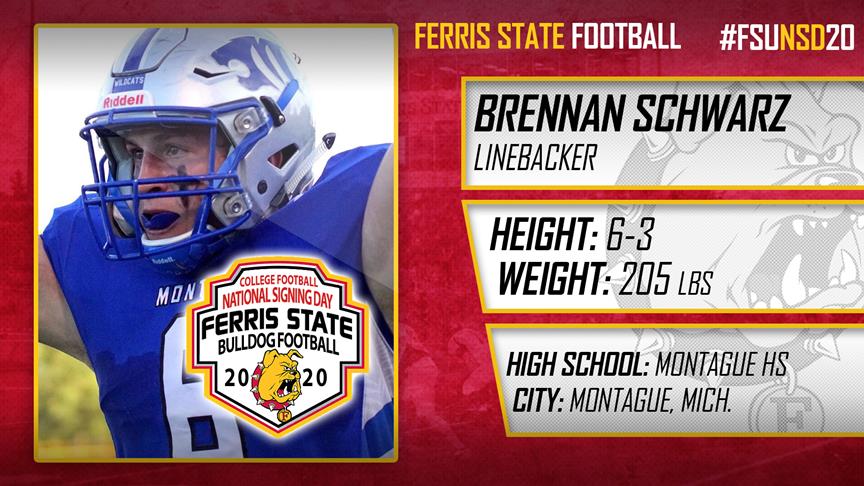 2020 Ferris State Football Signee: Brennan Schwarz