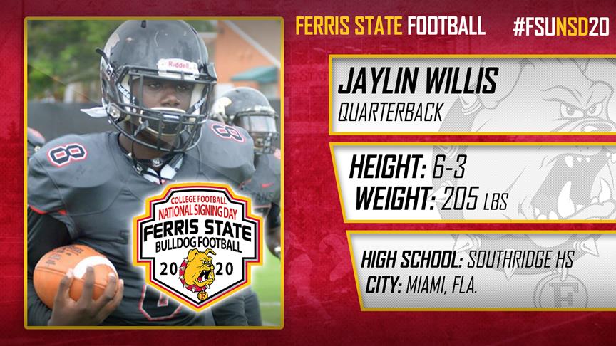 2020 Ferris State Football Signee: Jaylin Willis