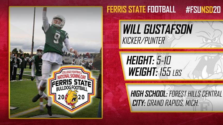 2020 Ferris State Football Signee: Will Gustafson
