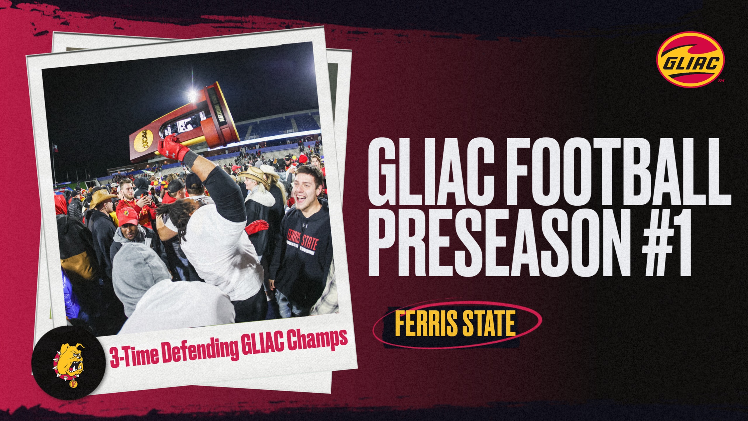 Three-Time Defending League Champion Ferris State Picked First In 2022 GLIAC Football Preseason Poll