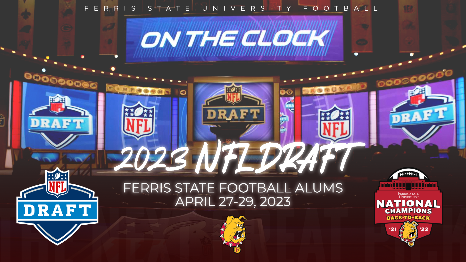 Two-Time National Champion Ferris State Football Alums Await NFL Draft This Week